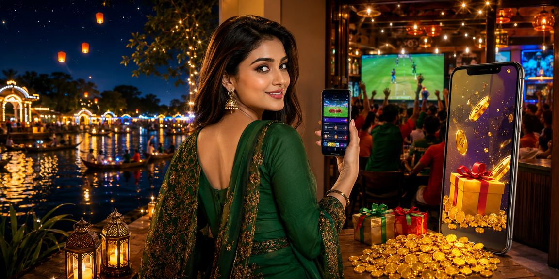 বাংলাদেশে ক্রিকেট বেটিং ও অনলাইন গেমিং উপভোগ করছেন একজন খেলোয়াড়
